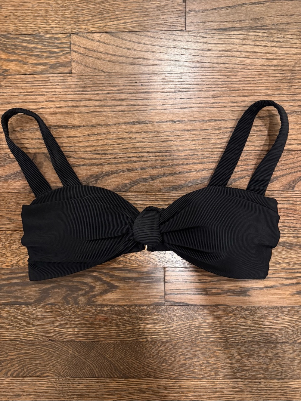 Beach Riot Sofia Knot Front Ribbed Bikini Top - Picture 3 of 7